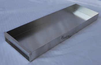Plaque à pâtisserie / plaque à pâtisserie avec rail de fixation env.20 x 58 x 5 cm NOUVEAU