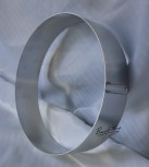 Cake ring made of aluminum ØxH: 200 x 60 mm NEW