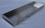 Baking tray / baking sheet with attachment rail approx. 20 x 58 x 5 cm NEW