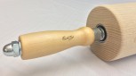 Teigroller Wellholz– Nudelrolle - Rollholz mit Holzgriffen 350 mm ( 2 Stück )